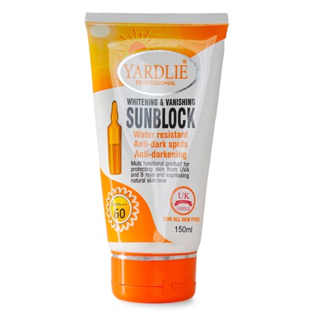 Yardlie Professional Whitening & Vanishing Sunblock In Pakistan