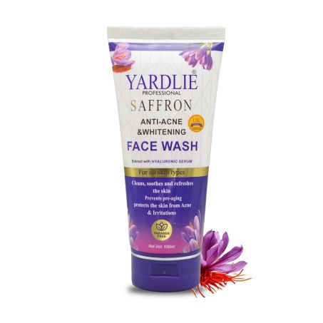 Yardlie Professional Saffron Anti-Acne & Whitening Face Wash in Pakistan