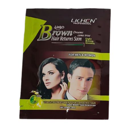 Lichen Professional Black Hair Returns Soon herbal shampoo sachet