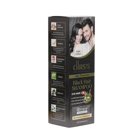 Chirs's Professional Black Hair Color Shampoo In Pakistan