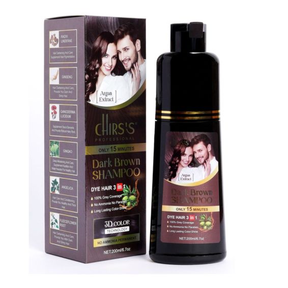 Chirs’s Professional Dark Brown Hair Color Shampoo In Pakistan